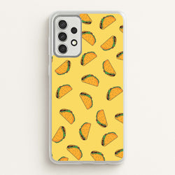 Tacos - Fast Food Patterns  - Fast Food Patterns Phone Case for Galaxy A52 / A52s