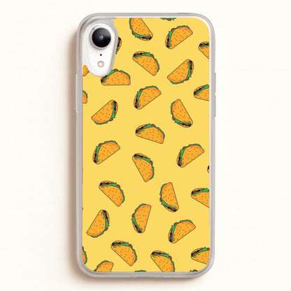 Tacos - Fast Food Patterns  - Fast Food Patterns Phone Case for iPhone XR