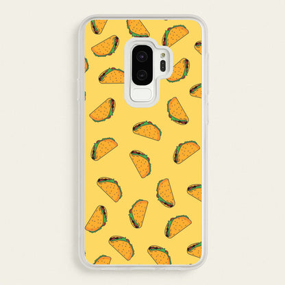 Tacos - Fast Food Patterns  - Fast Food Patterns Phone Case for Galaxy S9 Plus