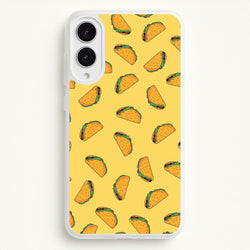 Tacos - Fast Food Patterns  - Fast Food Patterns Phone Case for Galaxy S25 Edge