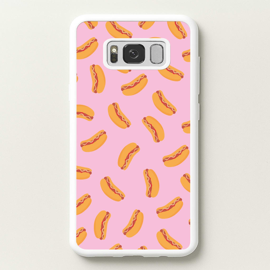 Hot Dogs - Fast Food Patterns  - Fast Food Patterns Phone Case for Galaxy S8 Plus