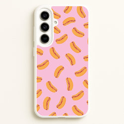 Hot Dogs - Fast Food Patterns  - Fast Food Patterns Phone Case for Galaxy A56