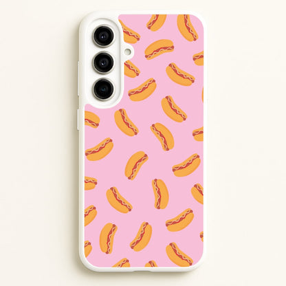 Hot Dogs - Fast Food Patterns  - Fast Food Patterns Phone Case for Galaxy A56
