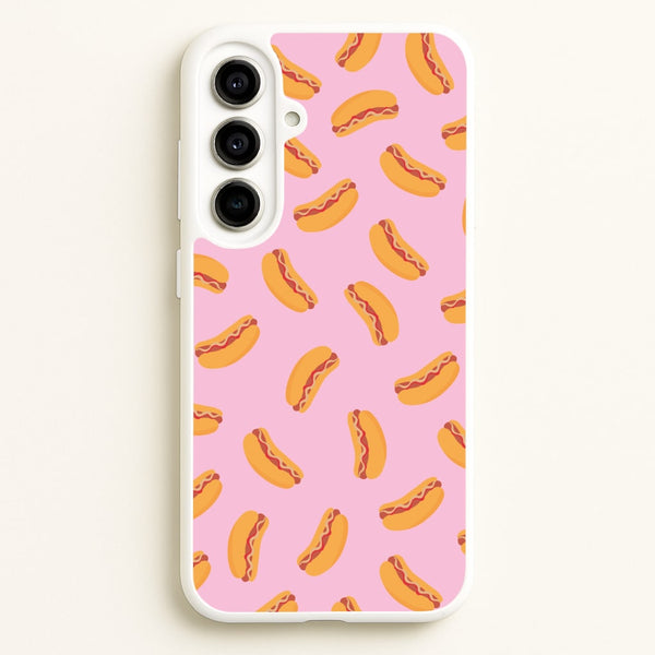 Hot Dogs - Fast Food Patterns  - Fast Food Patterns Phone Case for Galaxy A56