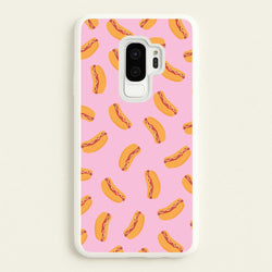Hot Dogs - Fast Food Patterns  - Fast Food Patterns Phone Case for Galaxy S9 Plus