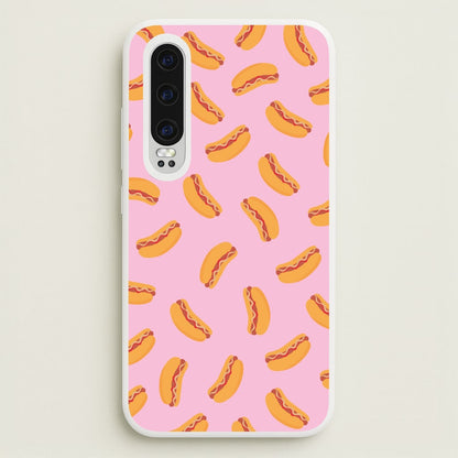 Hot Dogs - Fast Food Patterns  - Fast Food Patterns Phone Case for Huawei P30
