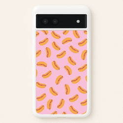 Hot Dogs - Fast Food Patterns  - Fast Food Patterns Phone Case for Google Pixel 7a