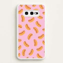 Hot Dogs - Fast Food Patterns  - Fast Food Patterns Phone Case for Galaxy S10e