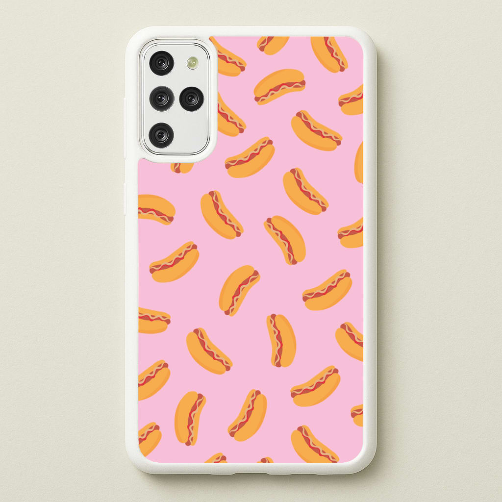 Hot Dogs - Fast Food Patterns  - Fast Food Patterns Phone Case for Galaxy S20 Plus
