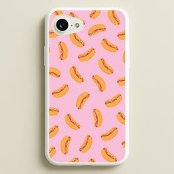Hot Dogs - Fast Food Patterns  - Fast Food Patterns Phone Case for iPhone 16e