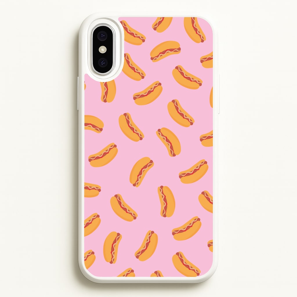 Hot Dogs - Fast Food Patterns  - Fast Food Patterns Phone Case for iPhone XS Max