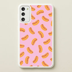 Hot Dogs - Fast Food Patterns  - Fast Food Patterns Phone Case for Galaxy S20