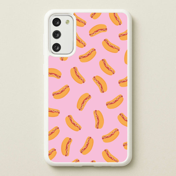 Hot Dogs - Fast Food Patterns  - Fast Food Patterns Phone Case for Galaxy S20