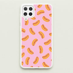 Hot Dogs - Fast Food Patterns  - Fast Food Patterns Phone Case for Galaxy A12