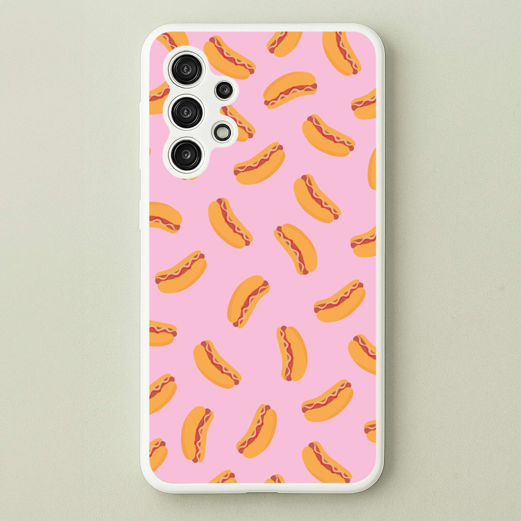 Hot Dogs - Fast Food Patterns  - Fast Food Patterns Phone Case for Galaxy A13