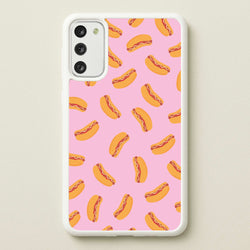 Hot Dogs - Fast Food Patterns  - Fast Food Patterns Phone Case for Galaxy S20FE