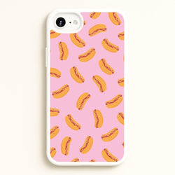 Hot Dogs - Fast Food Patterns  - Fast Food Patterns Phone Case for iPhone 6 Plus / 7 Plus / 8 Plus