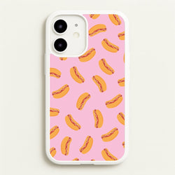 Hot Dogs - Fast Food Patterns  - Fast Food Patterns Phone Case for iPhone 12 / 12 Pro