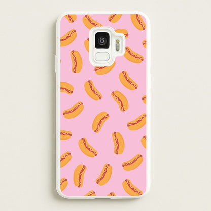 Hot Dogs - Fast Food Patterns  - Fast Food Patterns Phone Case for Galaxy S9