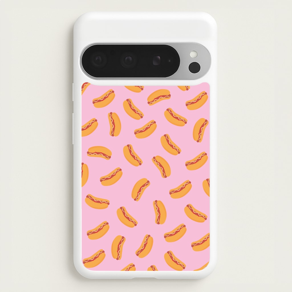 Hot Dogs - Fast Food Patterns  - Fast Food Patterns Phone Case for Google Pixel 9 Pro XL