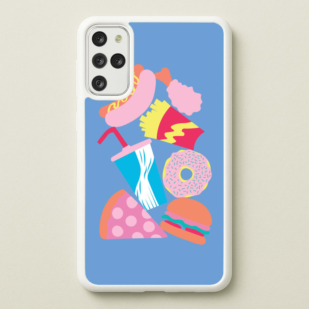 All The Foods - Fast Food Patterns  - Fast Food Patterns Phone Case for Galaxy S20 Plus