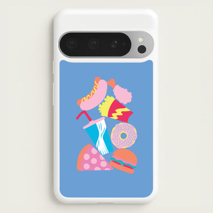 All The Foods - Fast Food Patterns  - Fast Food Patterns Phone Case for Google Pixel 9 Pro XL