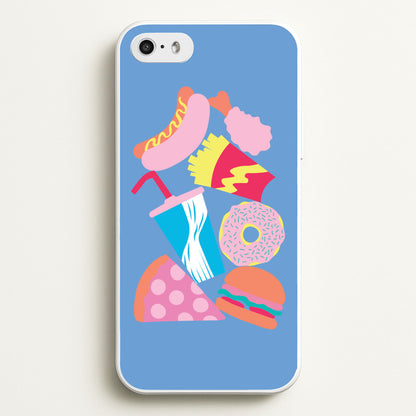 All The Foods - Fast Food Patterns  - Fast Food Patterns Phone Case for iPhone 5 / 5s / SE 2016