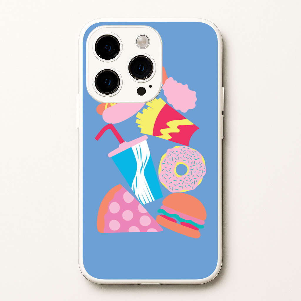 All The Foods - Fast Food Patterns  - Fast Food Patterns Phone Case for iPhone 14 Pro
