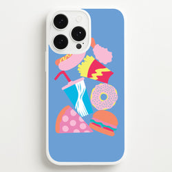 All The Foods - Fast Food Patterns  - Fast Food Patterns Phone Case for iPhone 13 Pro Max
