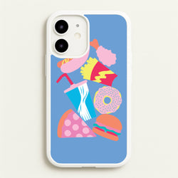 All The Foods - Fast Food Patterns  - Fast Food Patterns Phone Case for iPhone 12 Mini