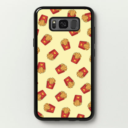 Fries - Fast Food Patterns  - Fast Food Patterns Phone Case for Galaxy S8