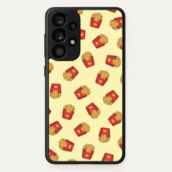Fries - Fast Food Patterns  - Fast Food Patterns Phone Case for Galaxy A53