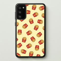 Fries - Fast Food Patterns  - Fast Food Patterns Phone Case for Galaxy A41