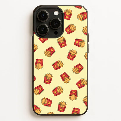 Fries - Fast Food Patterns  - Fast Food Patterns Phone Case for iPhone 12 Pro Max