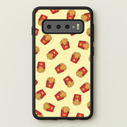 Fries - Fast Food Patterns  - Fast Food Patterns Phone Case for Galaxy S10