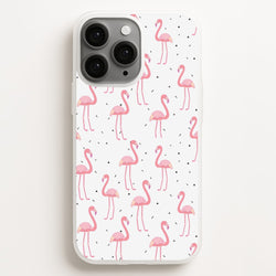 Pink Flamingo Pattern  - Flamingos Phone Case for iPhone 16 Pro Max
