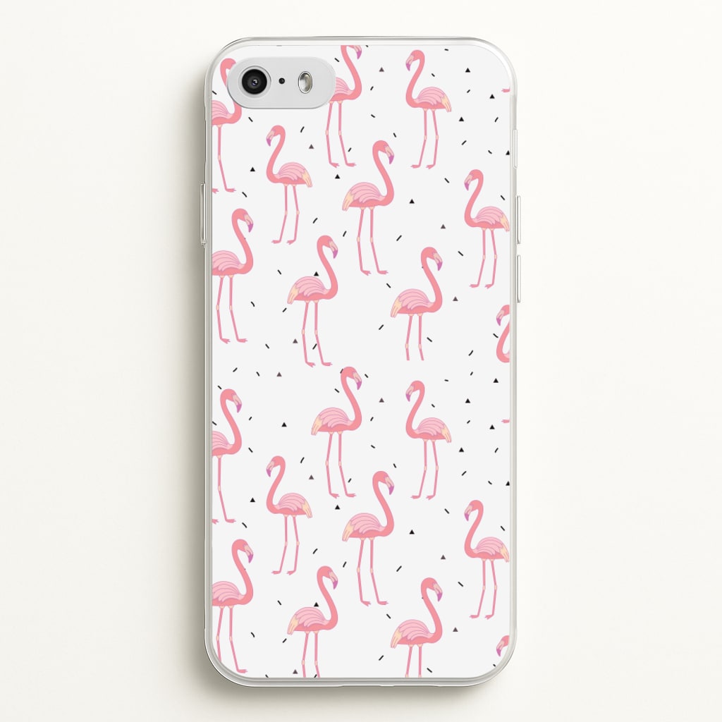 Pink Flamingo Pattern  - Flamingos Phone Case for iPhone 5 / 5s / SE 2016