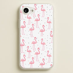Pink Flamingo Pattern  - Flamingos Phone Case for iPhone 16e