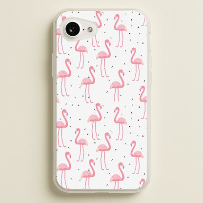 Pink Flamingo Pattern  - Flamingos Phone Case for iPhone 16e