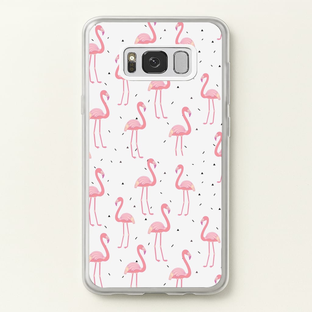 Pink Flamingo Pattern  - Flamingos Phone Case for Galaxy S8 Plus