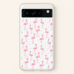 Pink Flamingo Pattern  - Flamingos Phone Case for Google Pixel 8 Pro