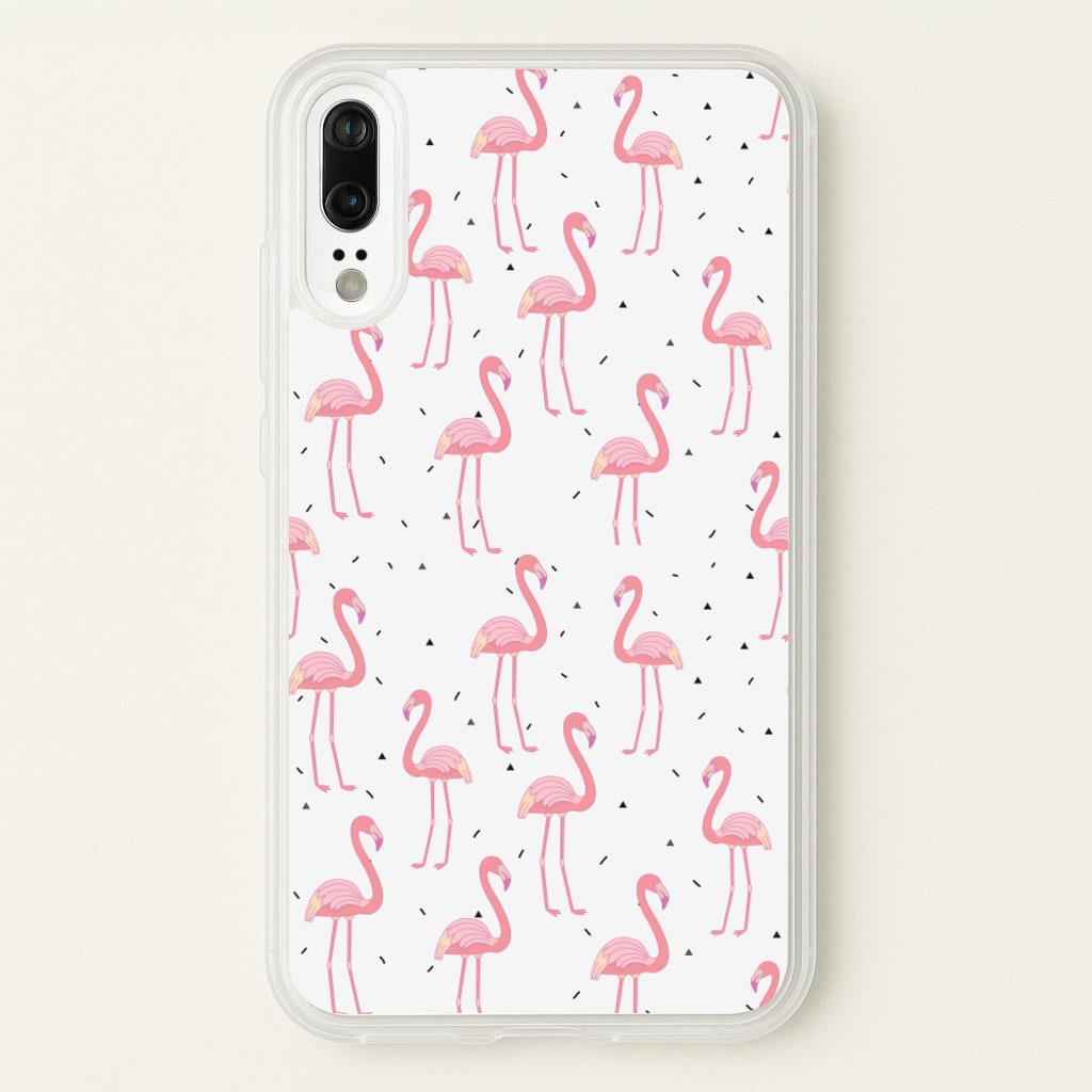Pink Flamingo Pattern  - Flamingos Phone Case for Huawei P20