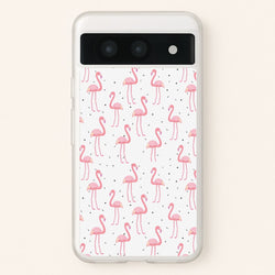 Pink Flamingo Pattern  - Flamingos Phone Case for Google Pixel 8a