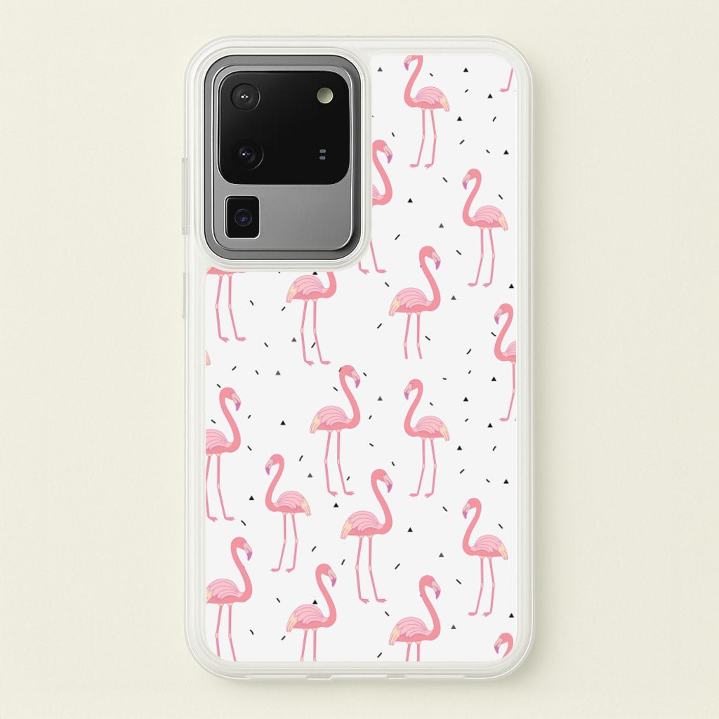 Pink Flamingo Pattern  - Flamingos Phone Case for Galaxy S20 Ultra