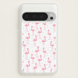 Pink Flamingo Pattern  - Flamingos Phone Case for Google Pixel 9 Pro XL