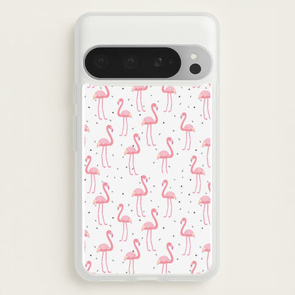 Pink Flamingo Pattern  - Flamingos Phone Case for Google Pixel 9 Pro XL