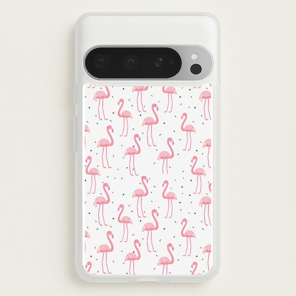 Pink Flamingo Pattern  - Flamingos Phone Case for Google Pixel 9 Pro XL