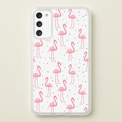 Pink Flamingo Pattern  - Flamingos Phone Case for Galaxy A41