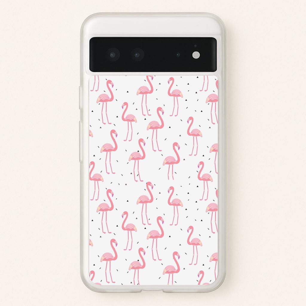 Pink Flamingo Pattern  - Flamingos Phone Case for Google Pixel 6