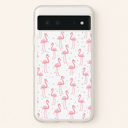 Pink Flamingo Pattern  - Flamingos Phone Case for Google Pixel 6